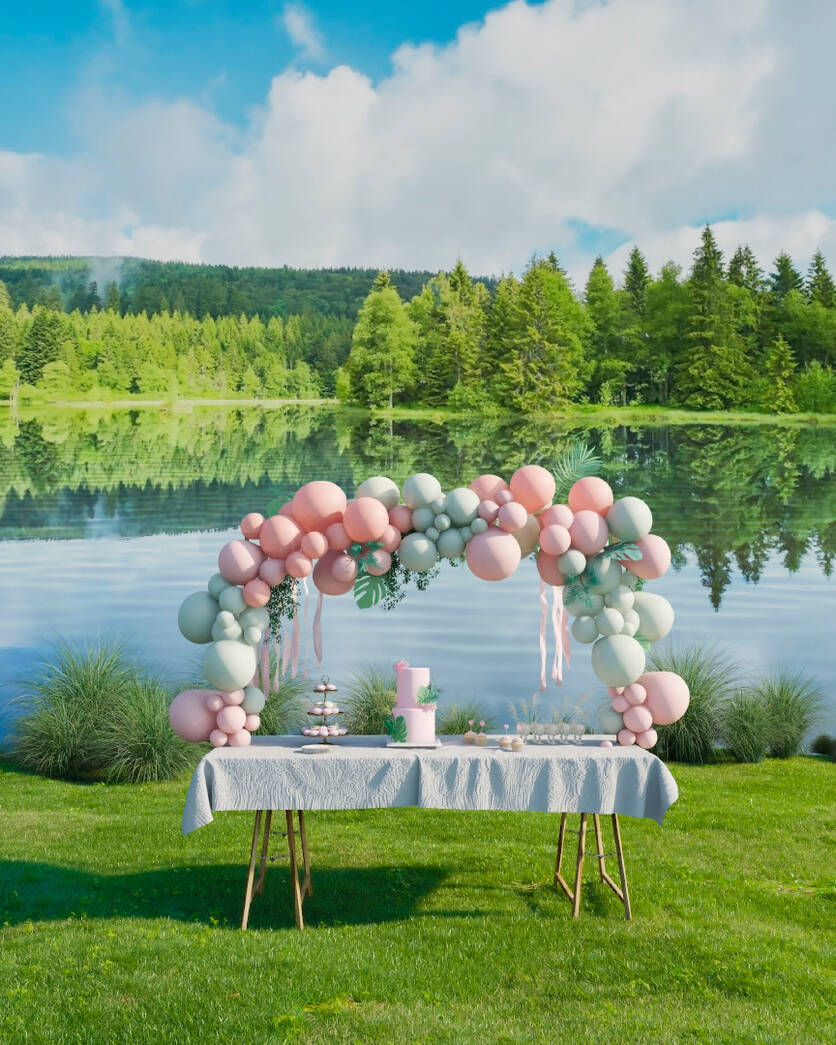 Cam et Léon ballon ARCHE TABLE