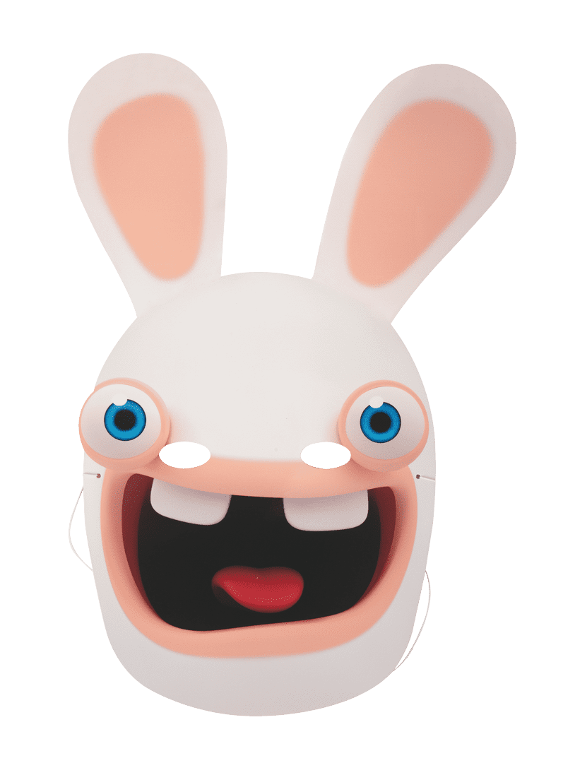 Lapins Crétins Cardboard mask