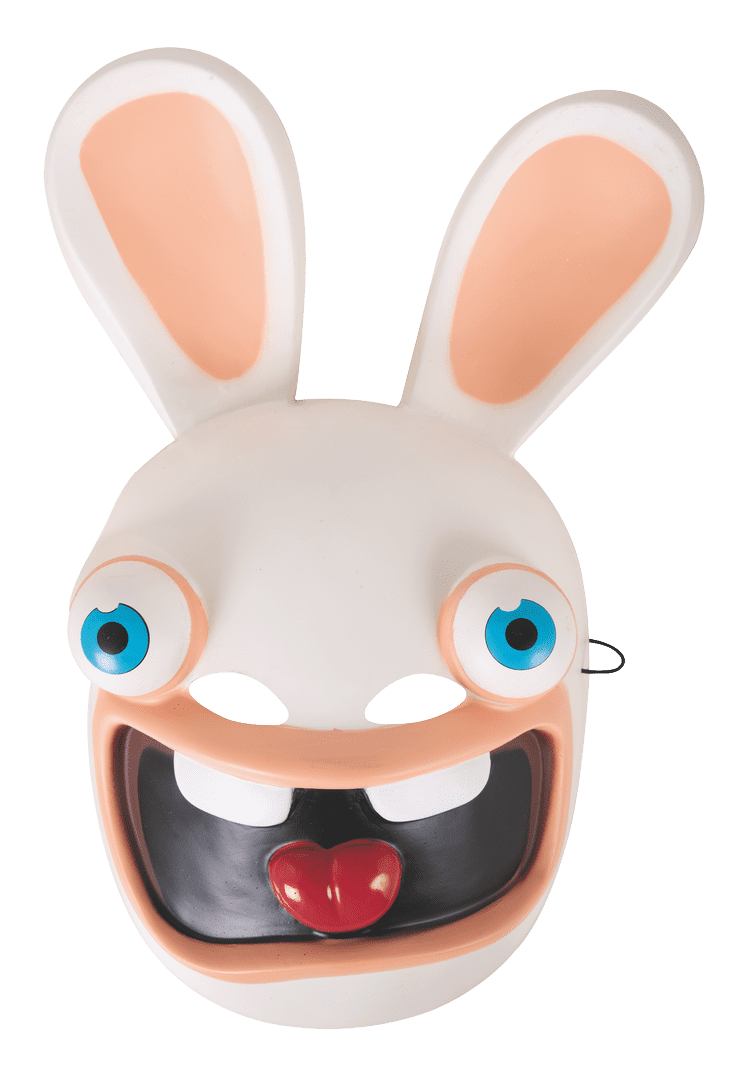 Lapins crétins - masque plastique