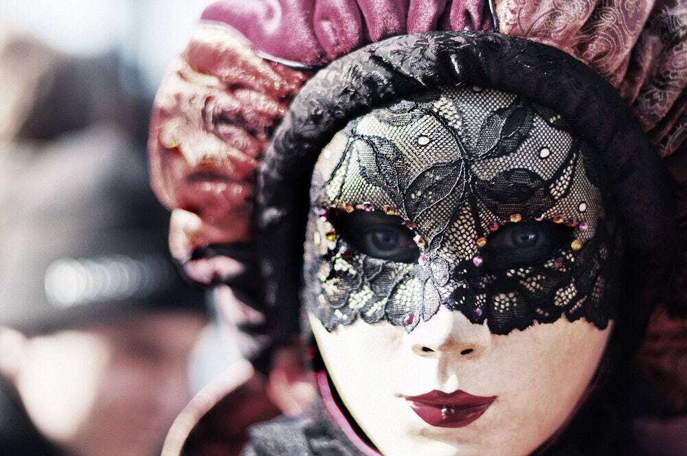 masque loup carnaval venise